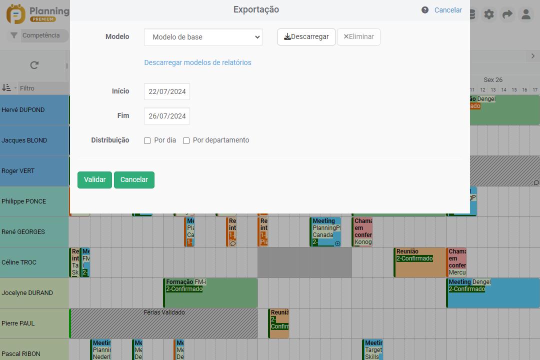 Exportar um relatrio Excel